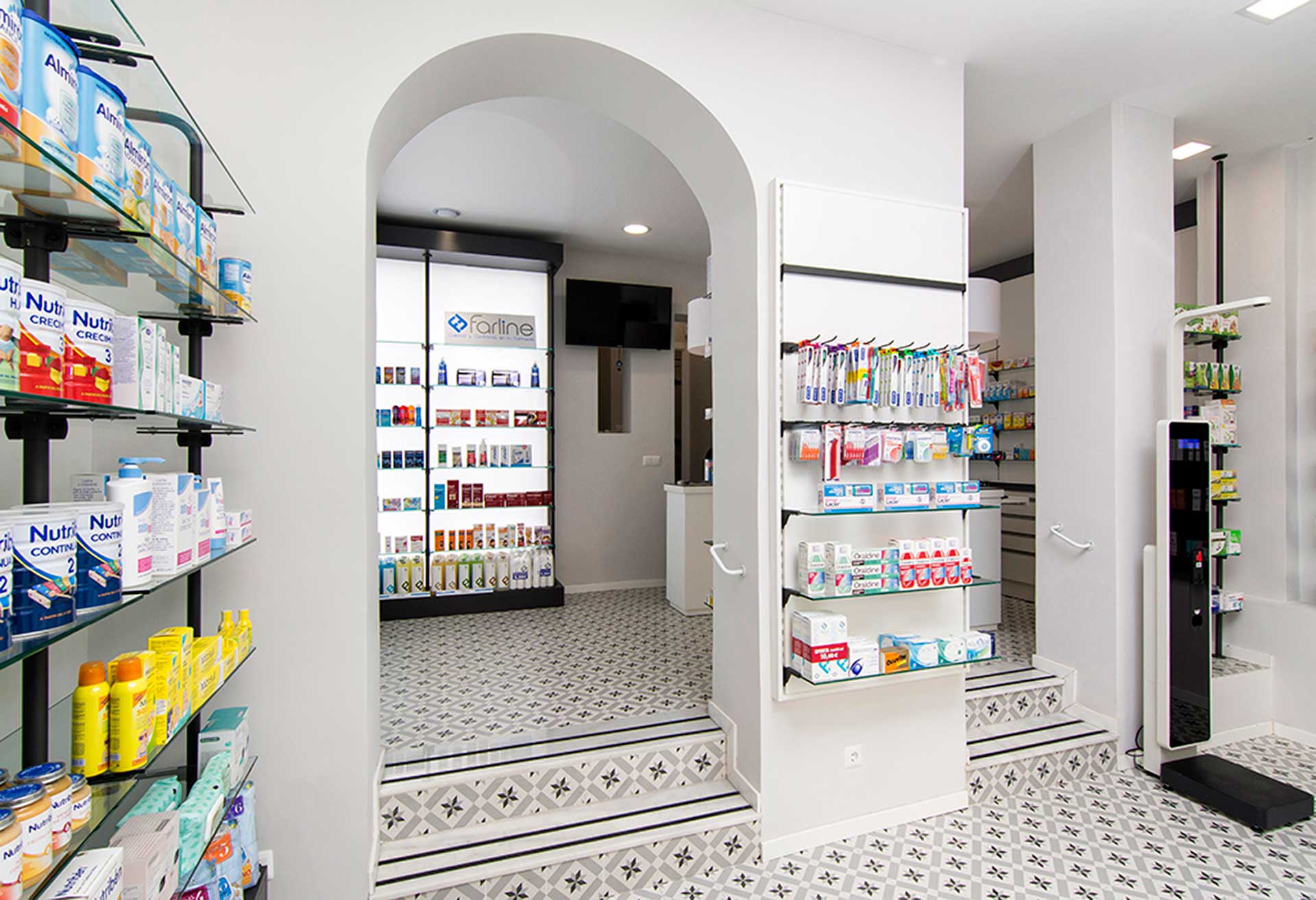 Diseño de farmacia Ríos Rosas | VIFARMA