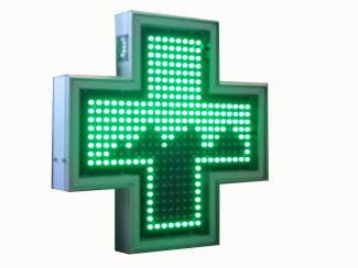 Cruz de farmacia Basic 65 verde