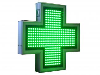 Cruz de farmacia Basic 65 verde