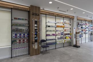 DISEÑO INTERIOR FARMACIA MINGUEZ