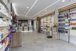 DISEÑO INTERIOR FARMACIA MINGUEZ