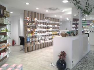 Diseño de Farmacia Perez i Martra interior