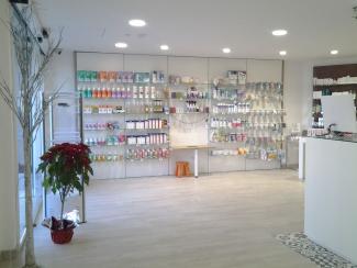 Diseño de Farmacia Perez i Martra interior
