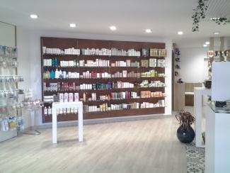 Diseño de Farmacia Perez i Martra interior