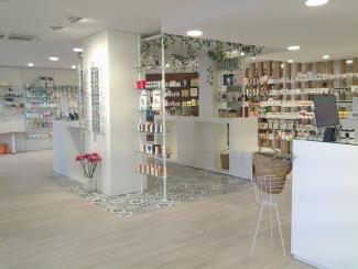 Diseño de Farmacia Perez i Martra interior
