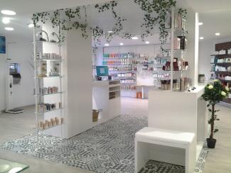 Diseño de Farmacia Perez i Martra interior