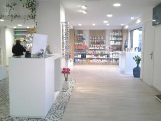 Diseño de Farmacia Perez i Martra interior