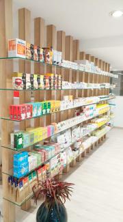 Diseño de Farmacia Perez i Martra interior