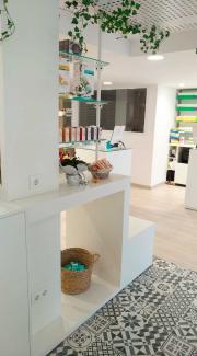 Diseño de Farmacia Perez i Martra interior