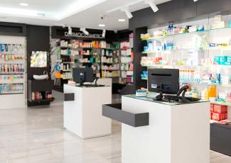 Diseño de farmacia Antonio Sánchez Merino