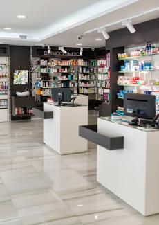 Diseño de farmacia Antonio Sánchez Merino