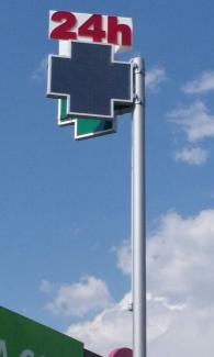 Cruz de farmacia modelo Mara