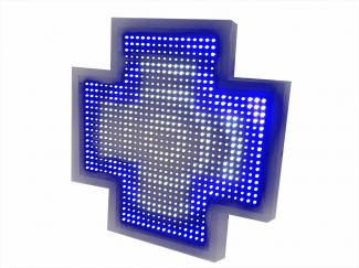 Cruz personalizada para farmacia