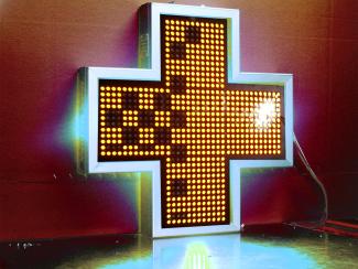 Cruz personalizada para farmacia