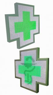 Cruz personalizada para farmacia