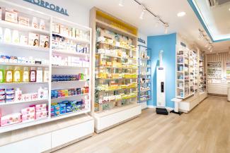 Interior de Farmacia Valdavia