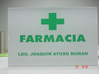 Placa de licenciado de metacrilato