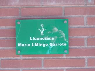 Placa de licenciado de metacrilato