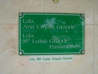Placa de licenciado de metacrilato
